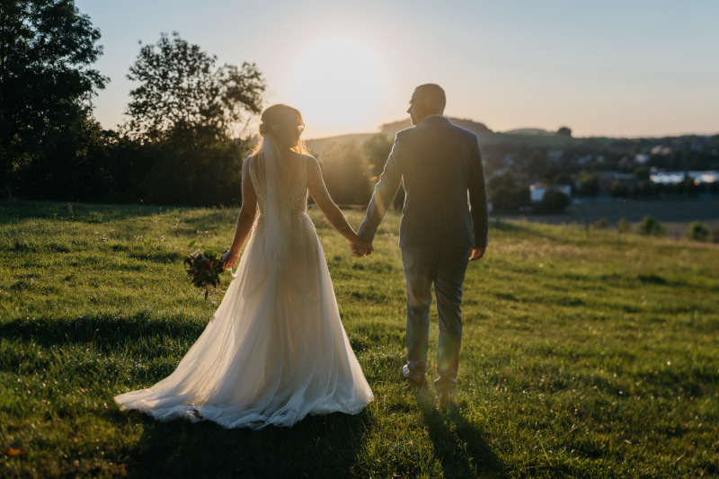 Brautpaar Linda und Robert bei ihrem Hochzeitsshooting
